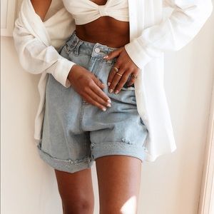 Amazon Denim Boyfriend Shorts from 12th tribe